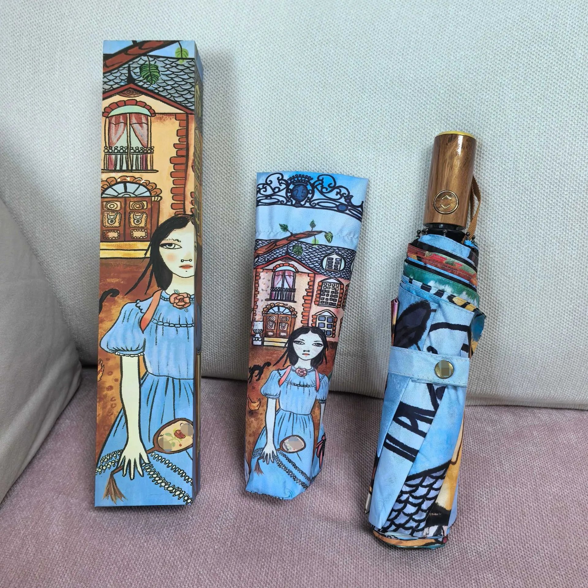 Illustrated Storybook Umbrella [1 style] | 7757220200