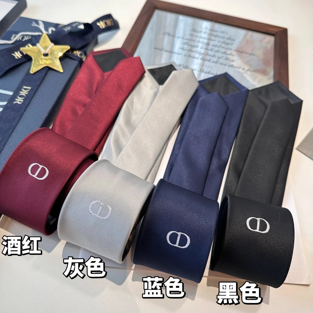 Dior CD Logo Silk Tie [4 styles] | 7757187232