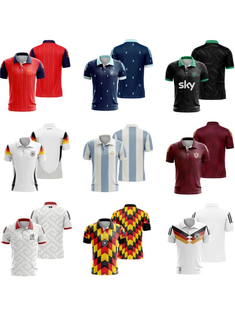 Various National Team Inspired Polo Shirts | 7755237480