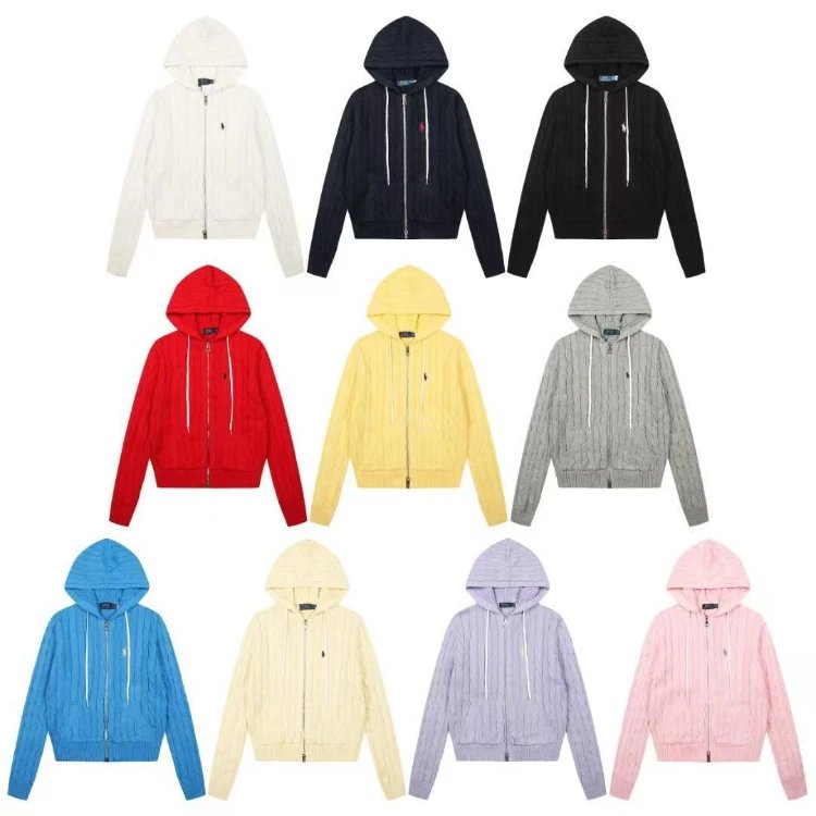 Ralph Lauren Cable Knit Hooded Zip-Up Sweater [10 styles] | 7754580046