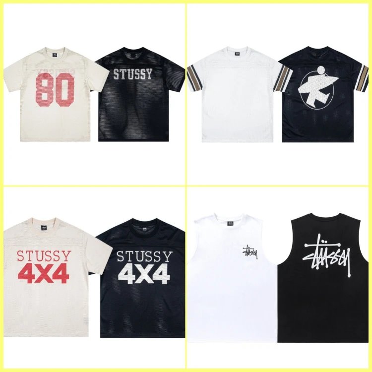 Stussy 4x4 Mesh T-Shirts & Sleeveless Tops | 7754546262