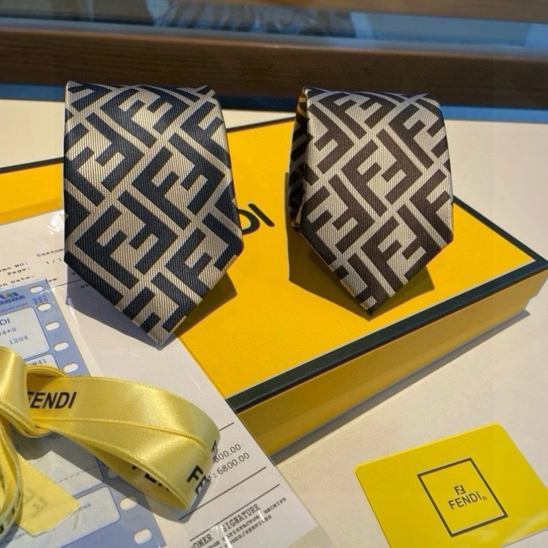 Fendi FF Logo Silk Tie [2 styles] | 7757307784