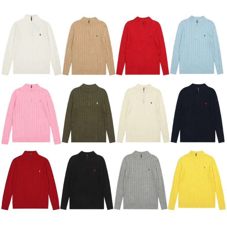 Polo Ralph Lauren Cable Knit Quarter-Zip Sweater | 7755761468